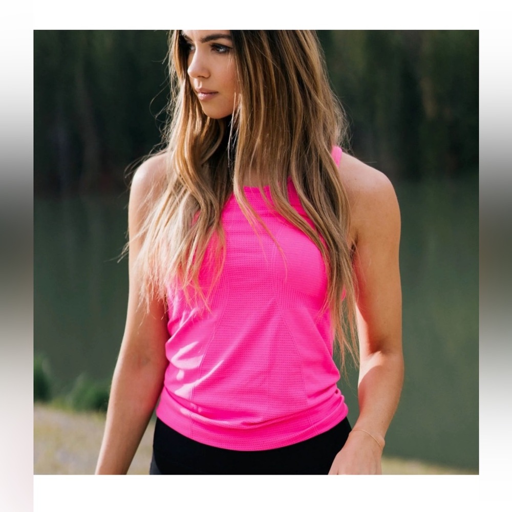 ZYIA Copper Charged Racer Back Tank